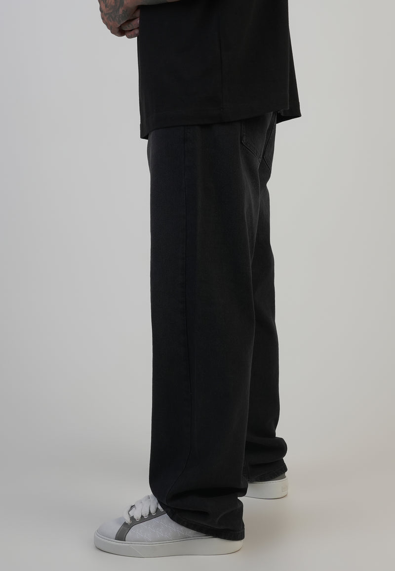 Loose Fit Jeans Black (1)