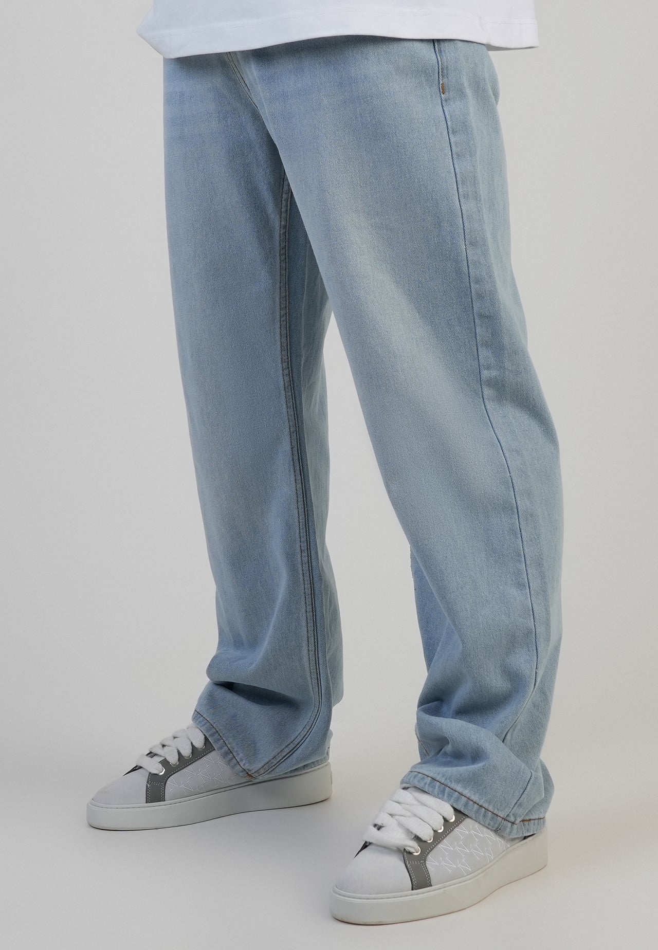 Light Blue Loose Fit Jeans