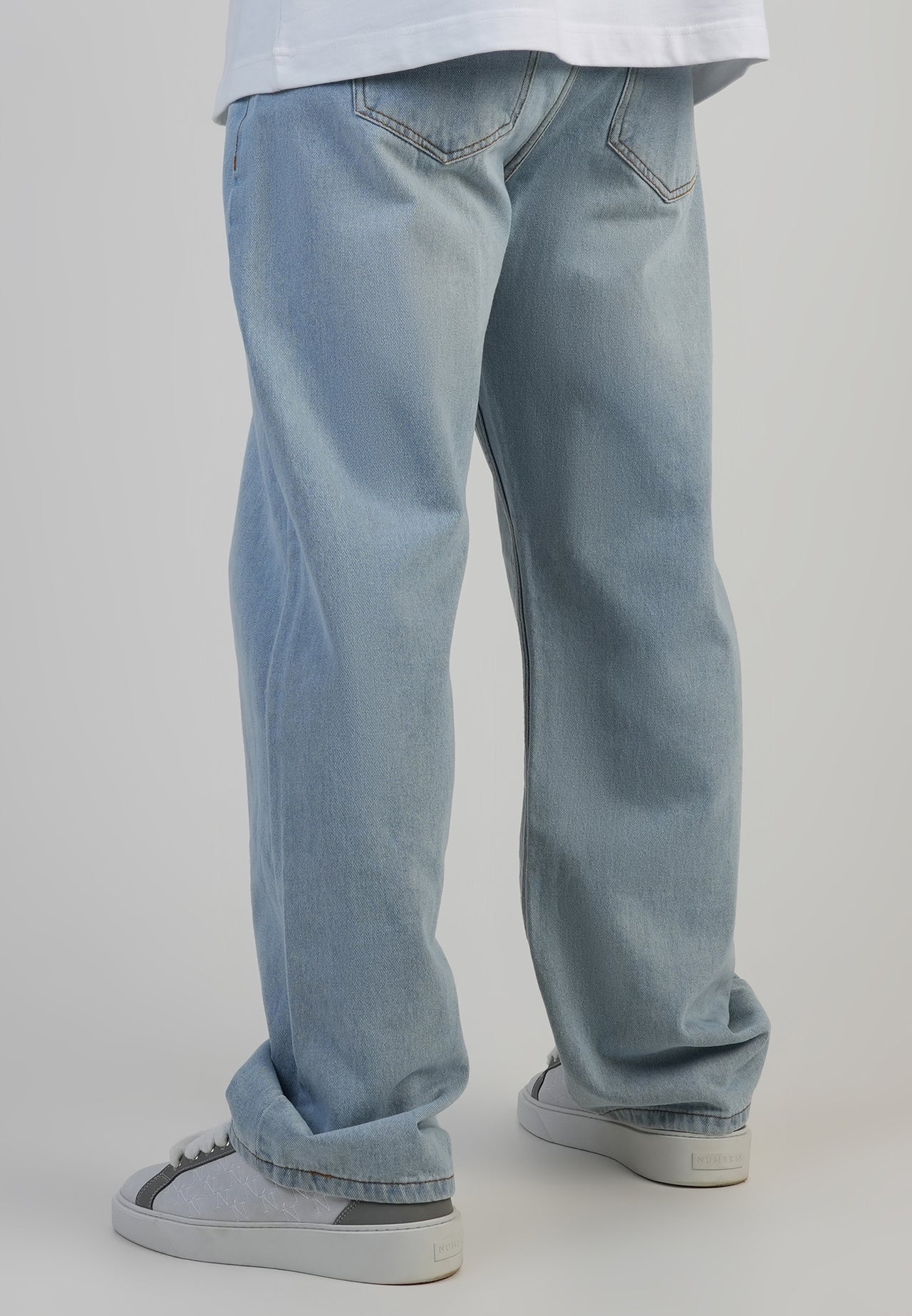 Light Blue Loose Fit Jeans (2)