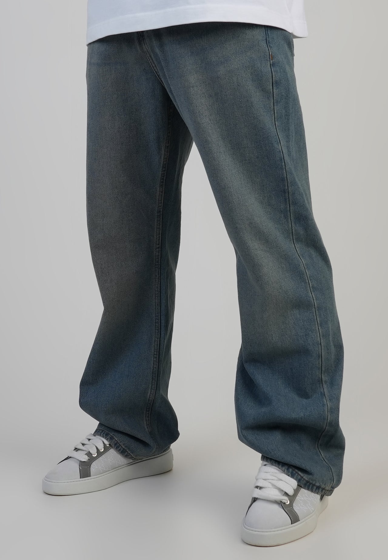 Vintage Blue Loose Fit Jeans