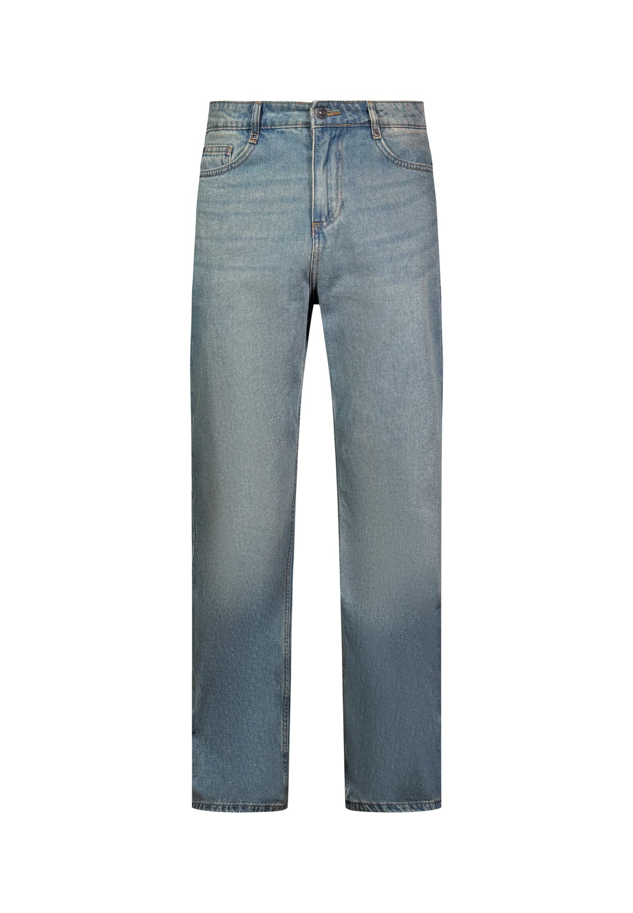 Loose Fit Jeans Washed Vintage Blue (6)