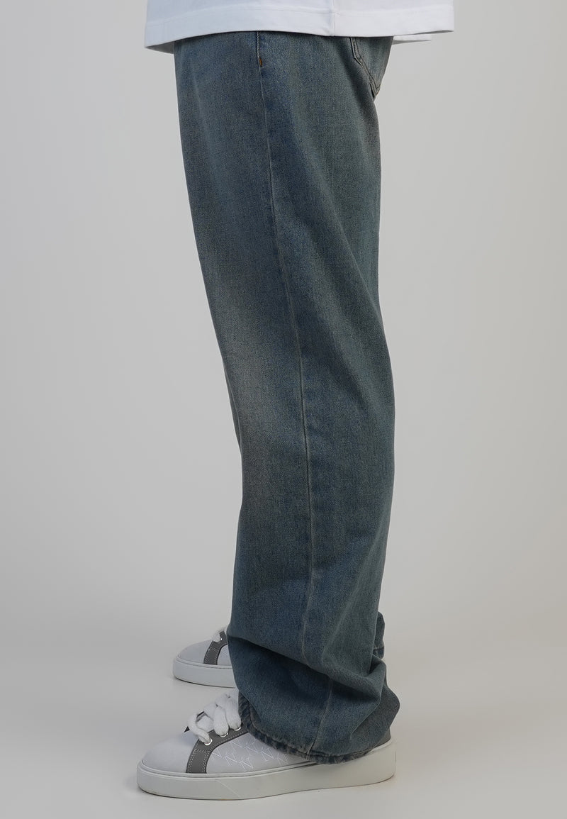Vintage Blue Loose Fit Jeans (1)