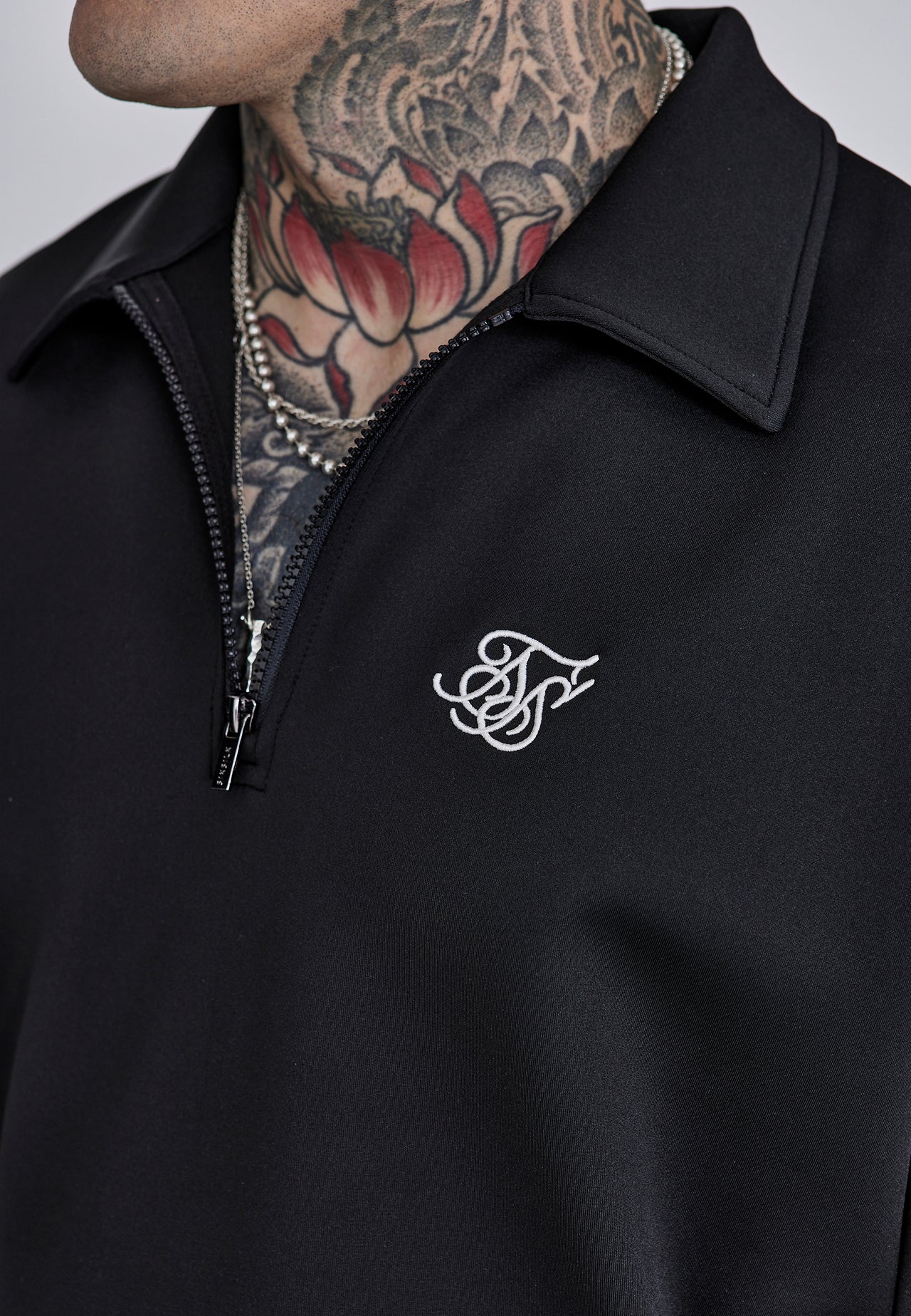 Black Essentials Zip Sweater (1)