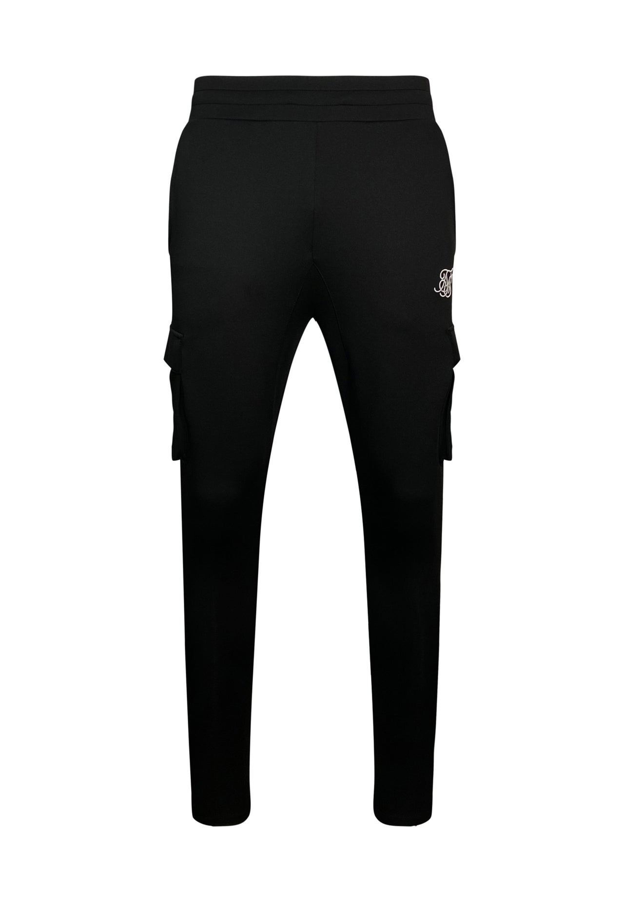 Black Essentials Poly Cargos (5)