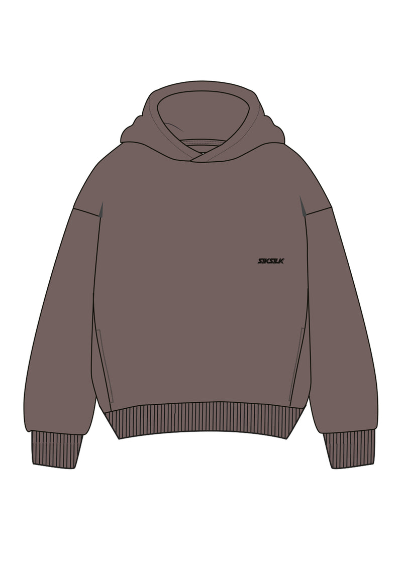 Brown Logo Hoodie