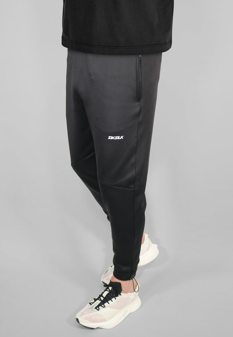 Black Muscle Fit Joggers