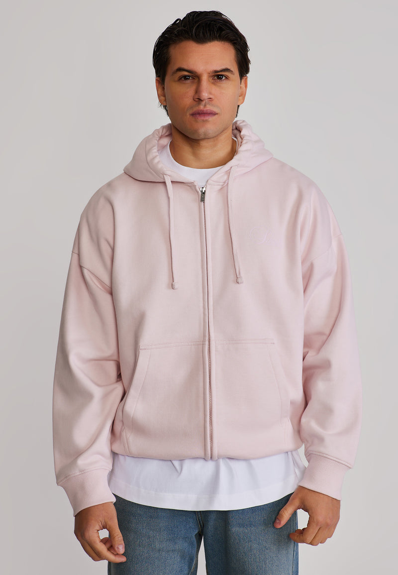 Pink Full Zip hoodie