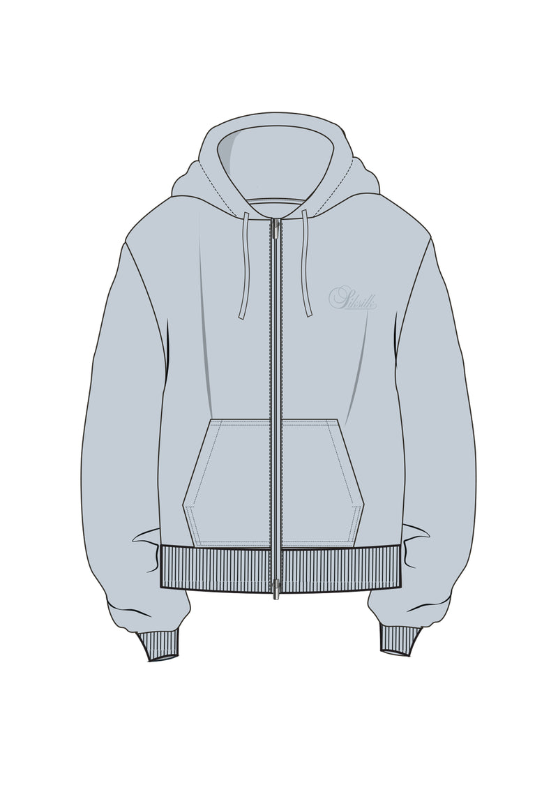 Blue Full Zip hoodie