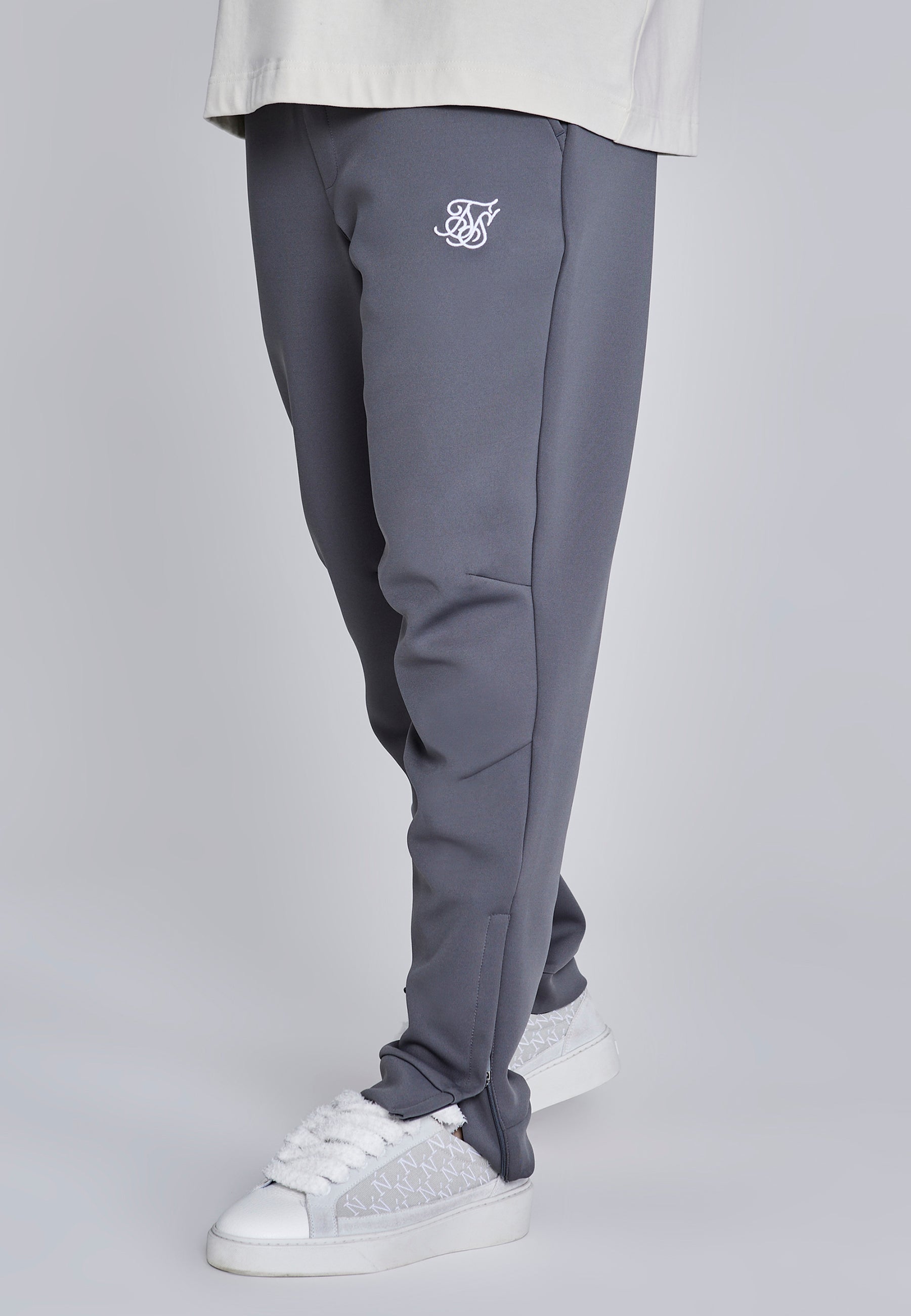 Dark Grey Essentials Poly Joggers