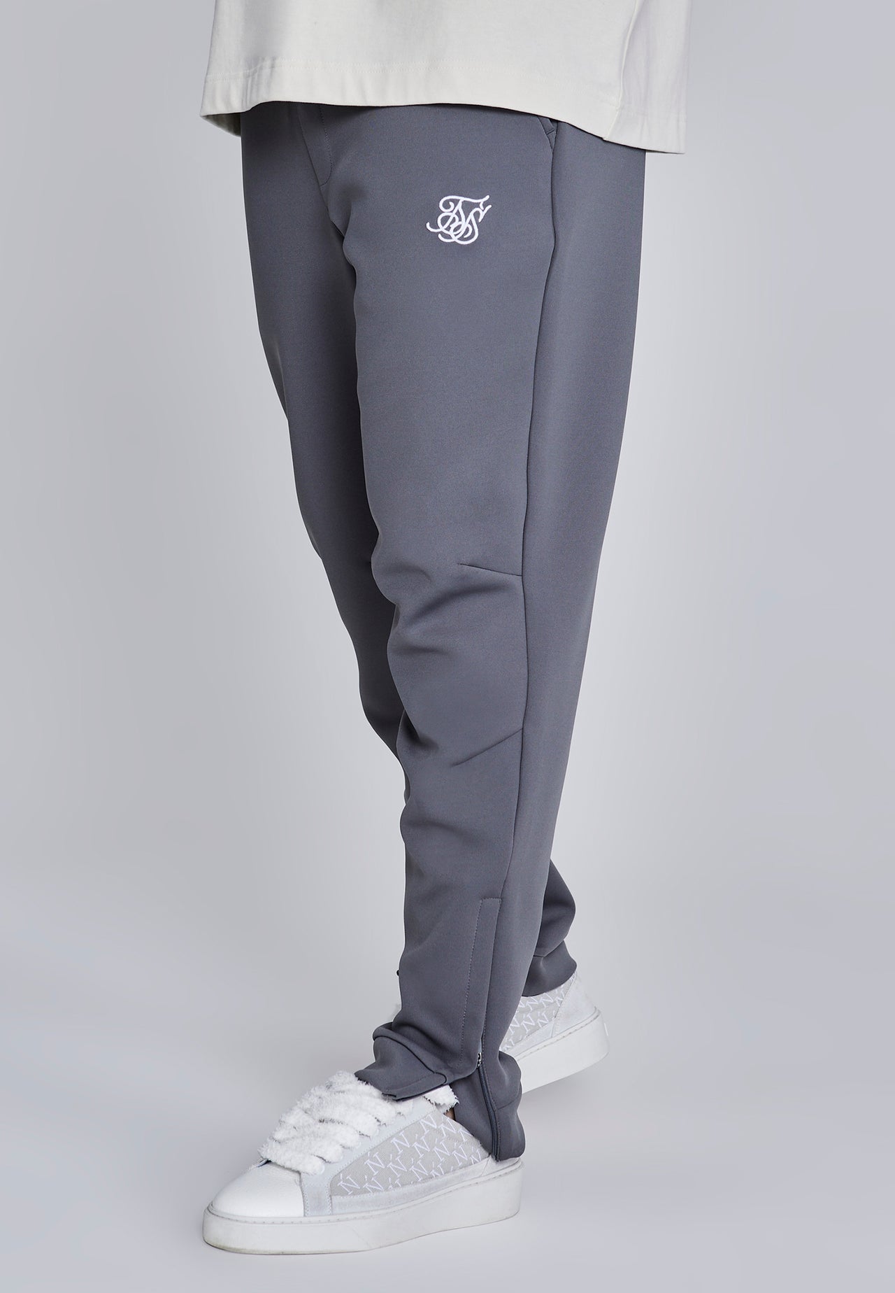 Dark Grey Essentials Poly Joggers