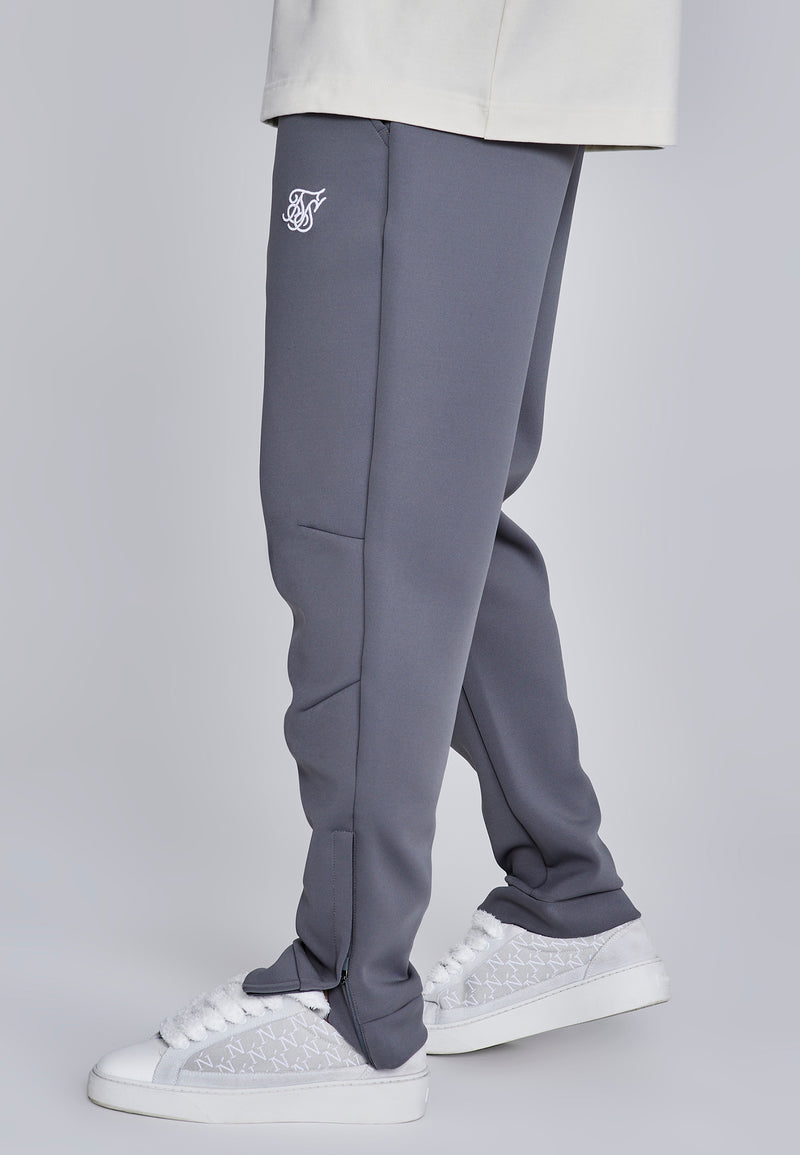 Dark Grey Essentials Poly Joggers (1)