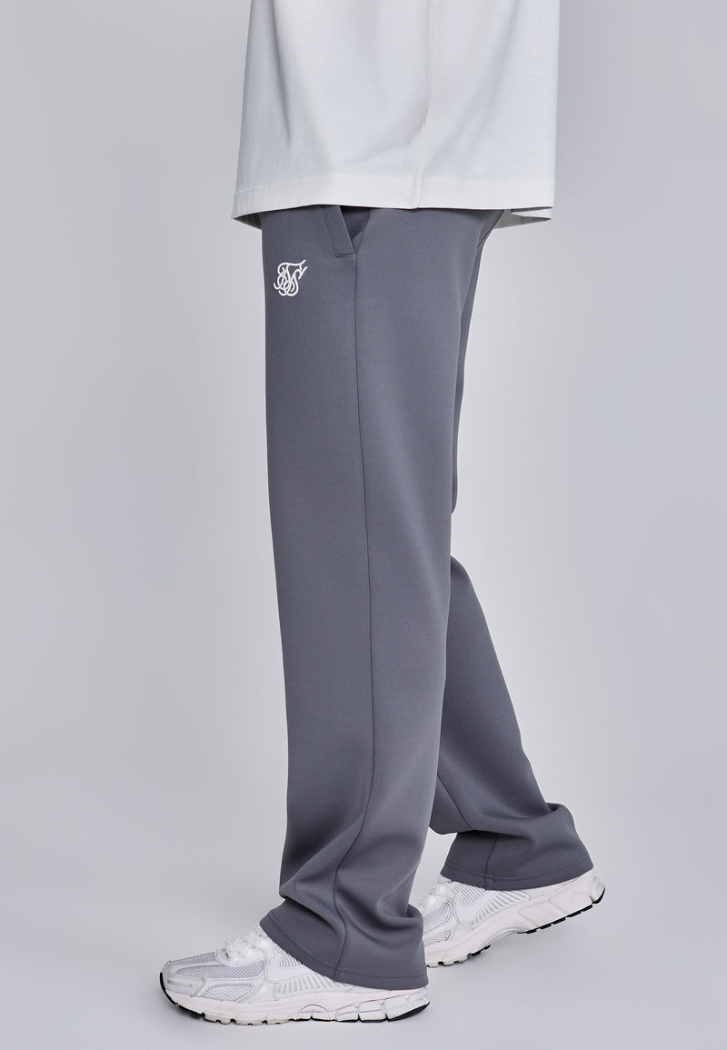 Dark Grey Essentials Poly Track Pants (1)
