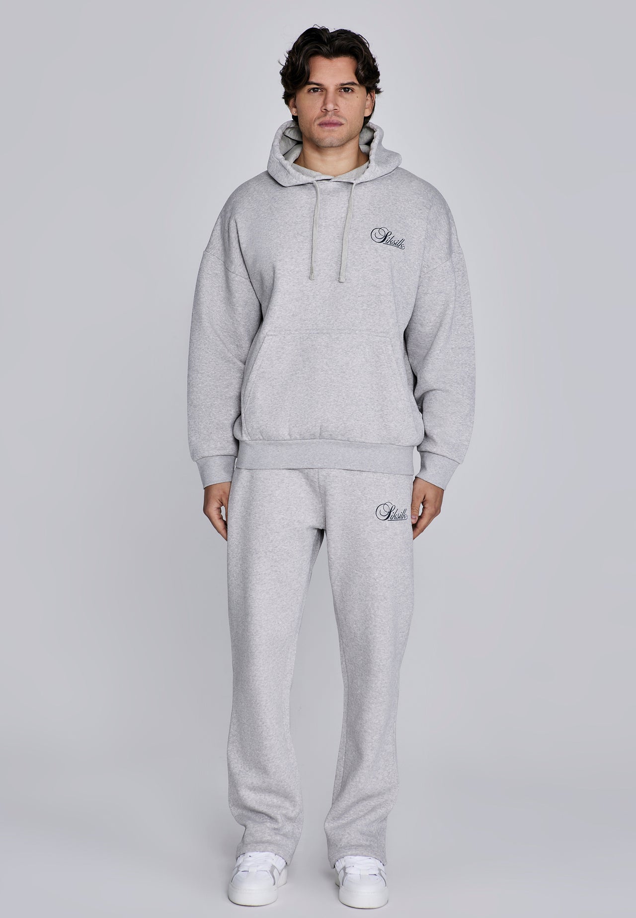 Grey Marl Hoodie and Joggers Set