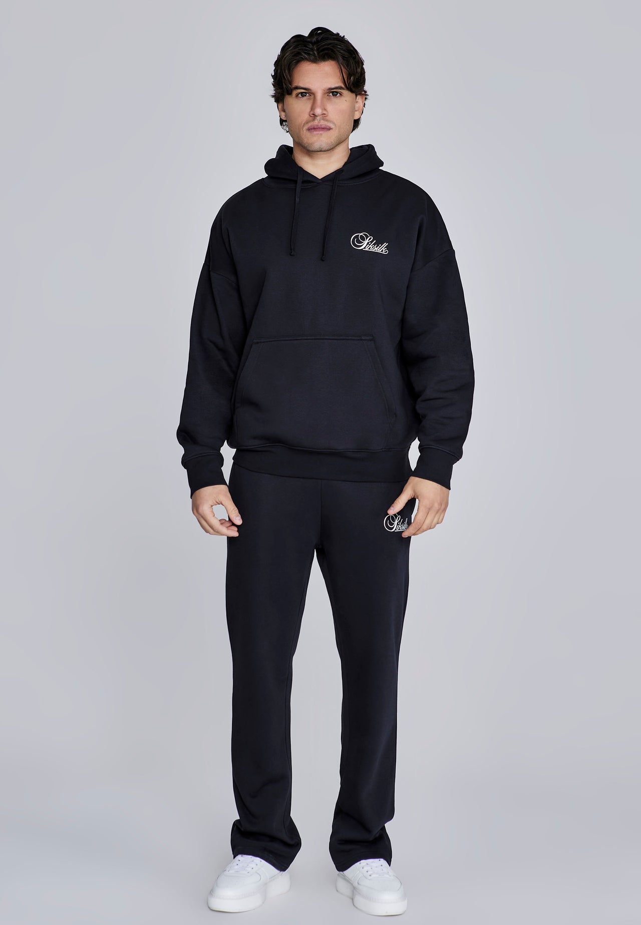 Black Hoodie and Joggers Set