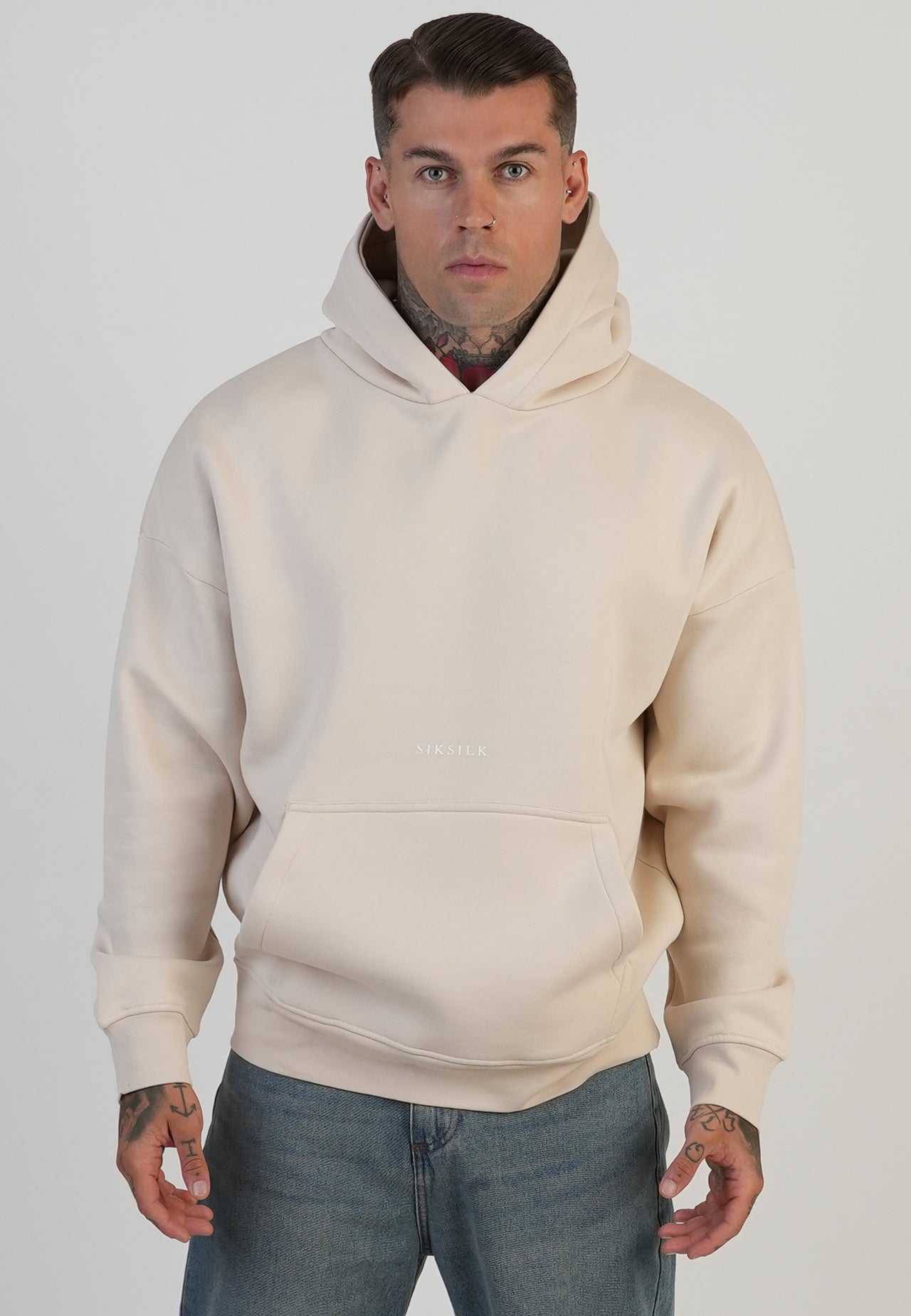 Ecru Graphic Hoodie
