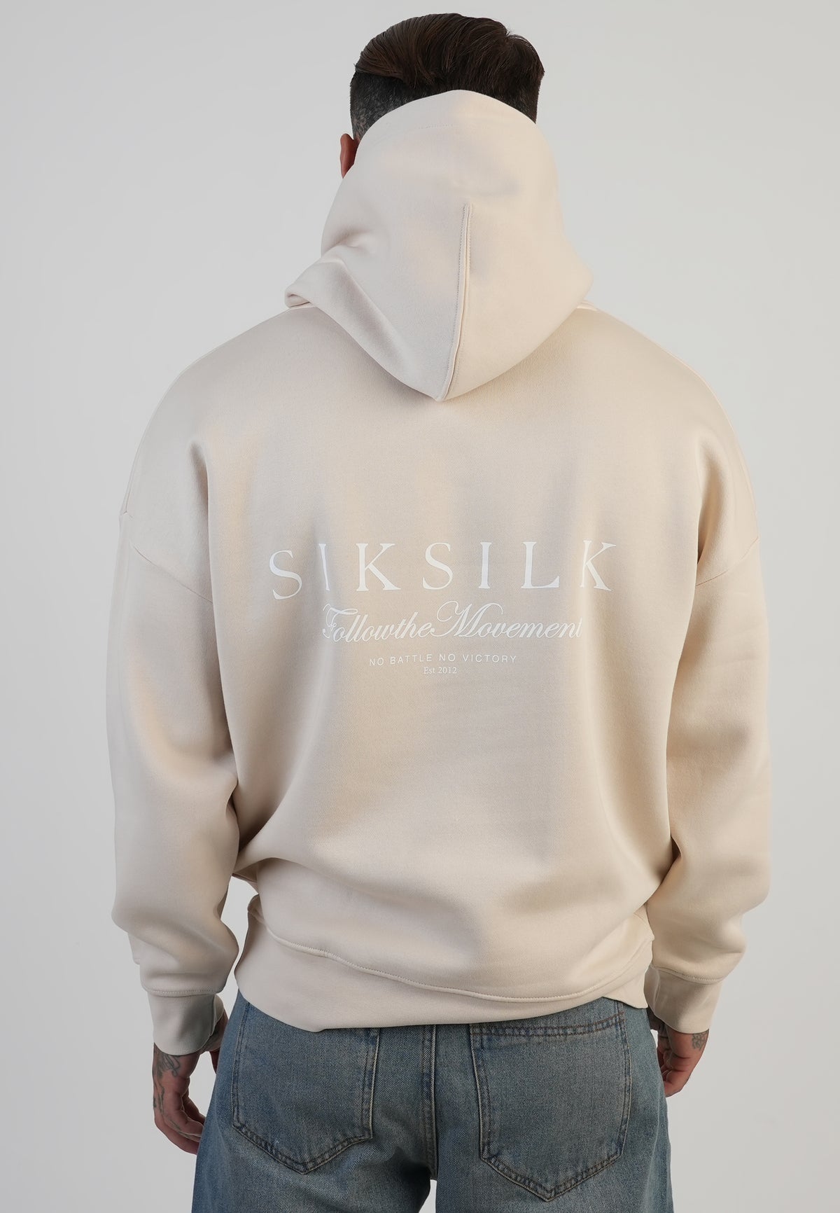 Ecru Graphic Hoodie