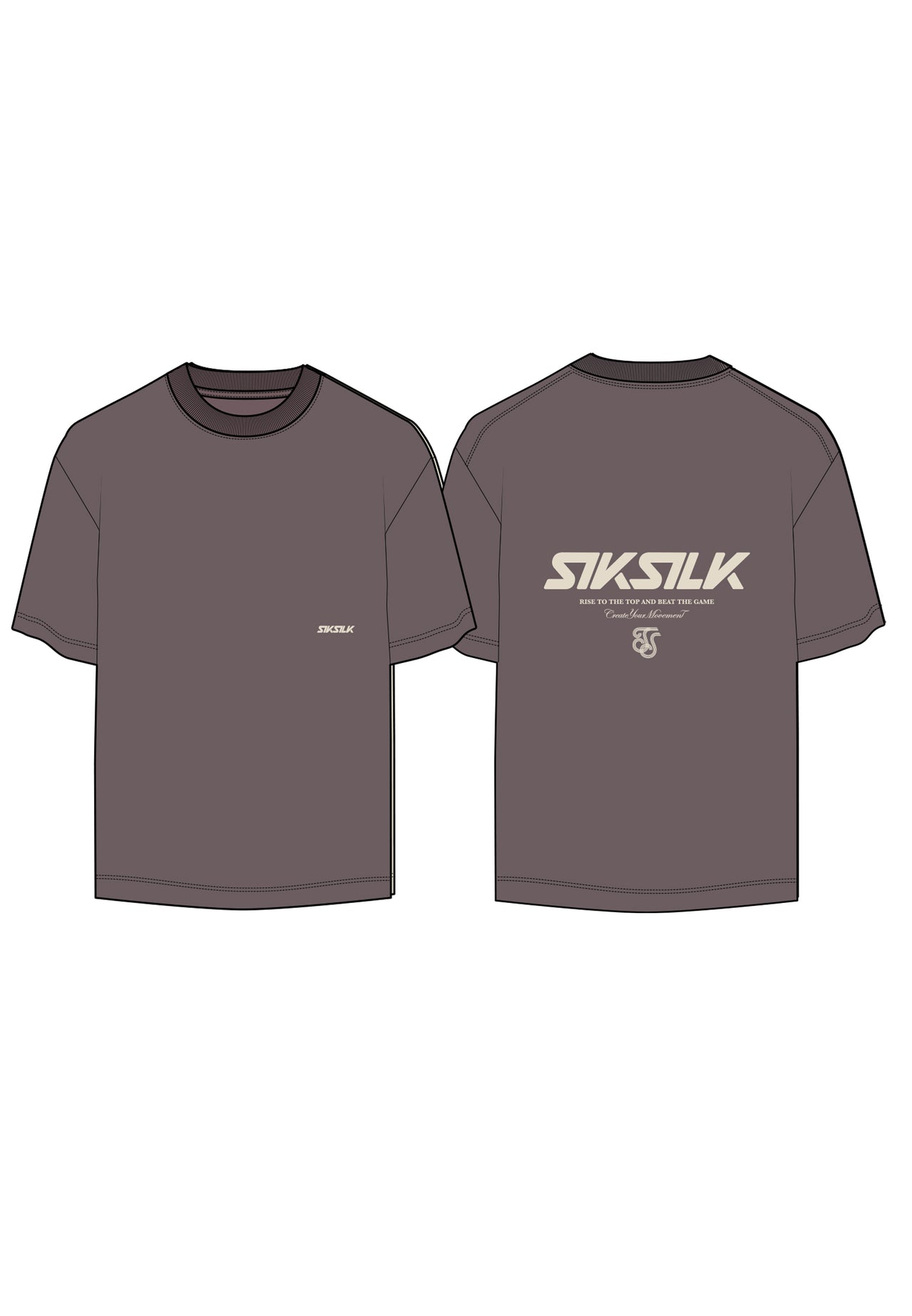 Brown Graphic T-Shirt