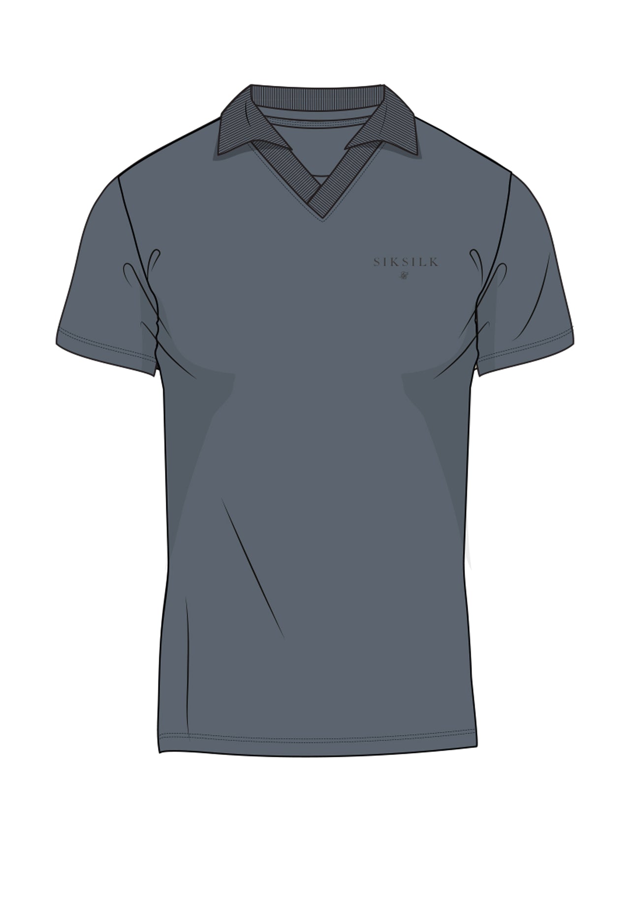 Grey Revere Polo T-Shirt