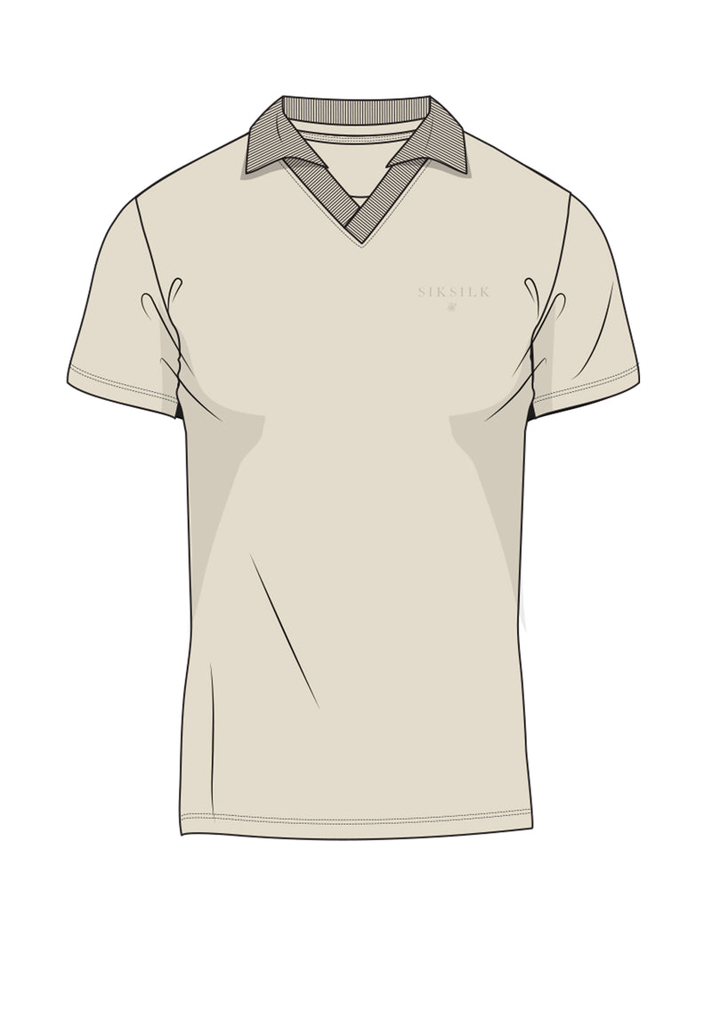 Ecru Revere Polo T-Shirt