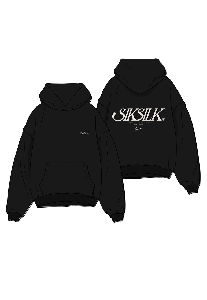 Black Graphic Hoodie