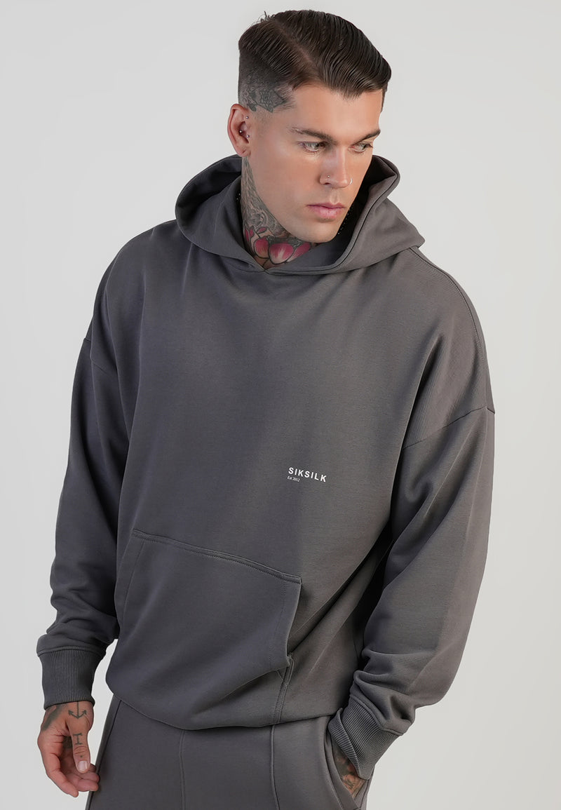 Grey Graphic Hoodie