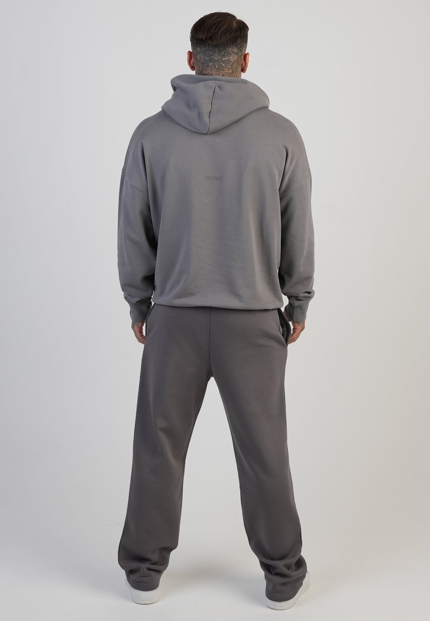 SikSilk Mens Grey Graphic Hoodie | SikSilk US
