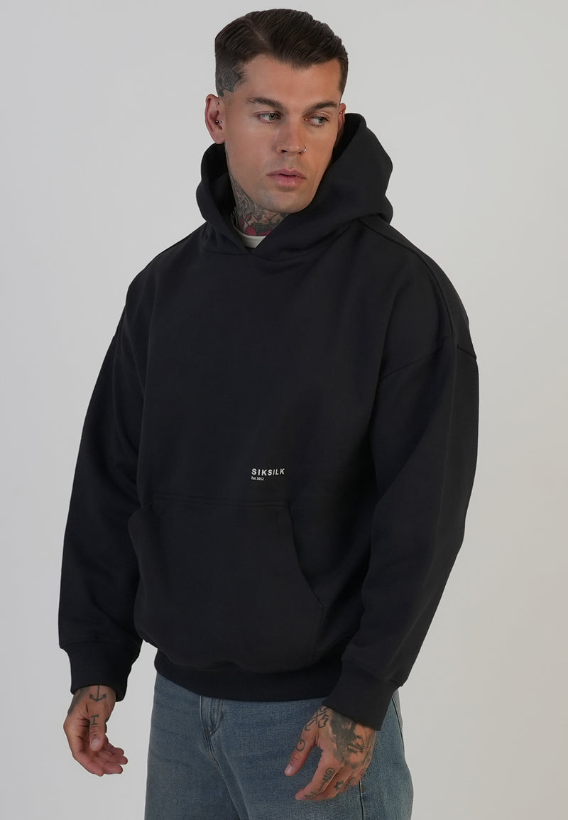 Black Graphic Hoodie