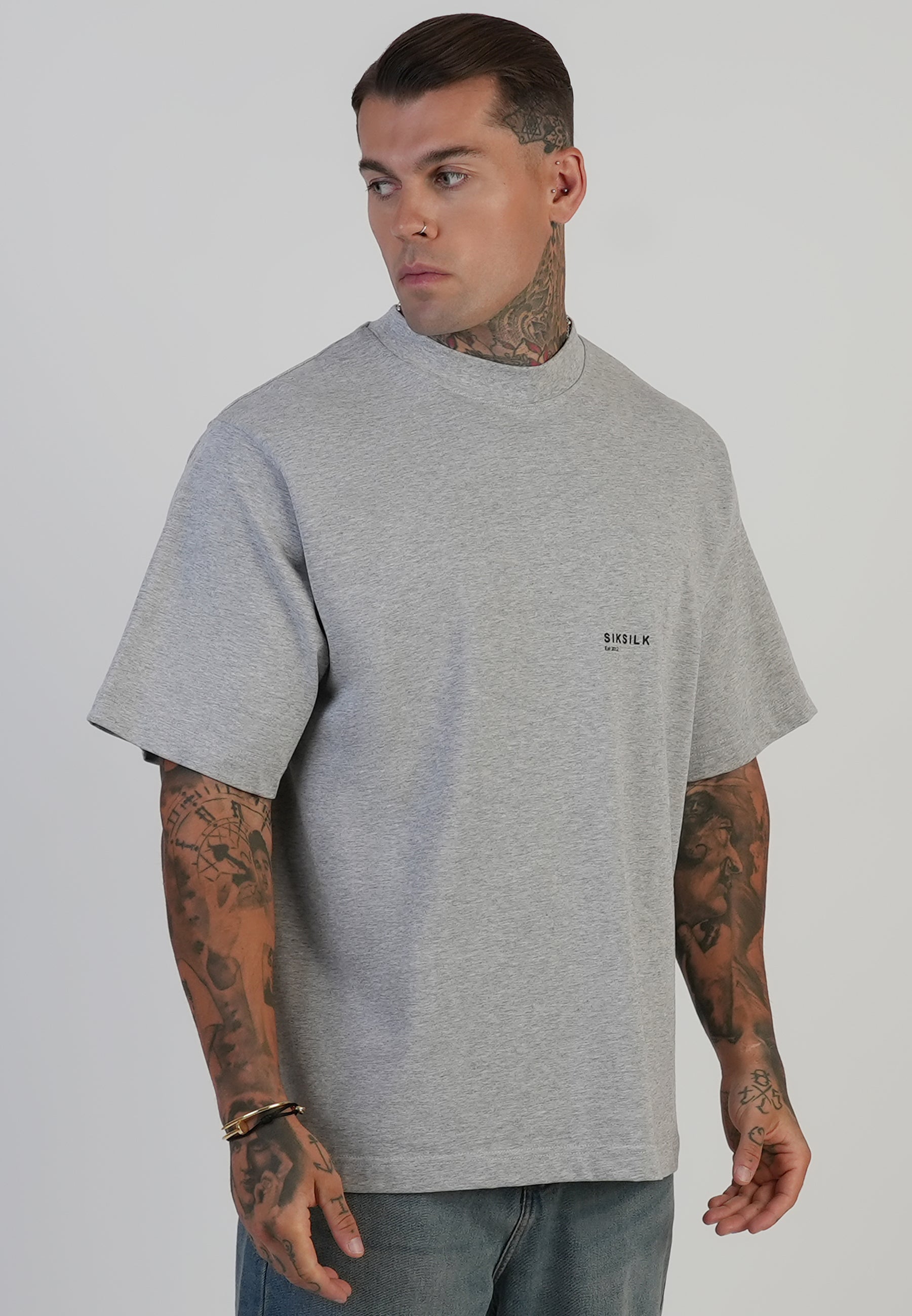 Marl Graphic T Shirt