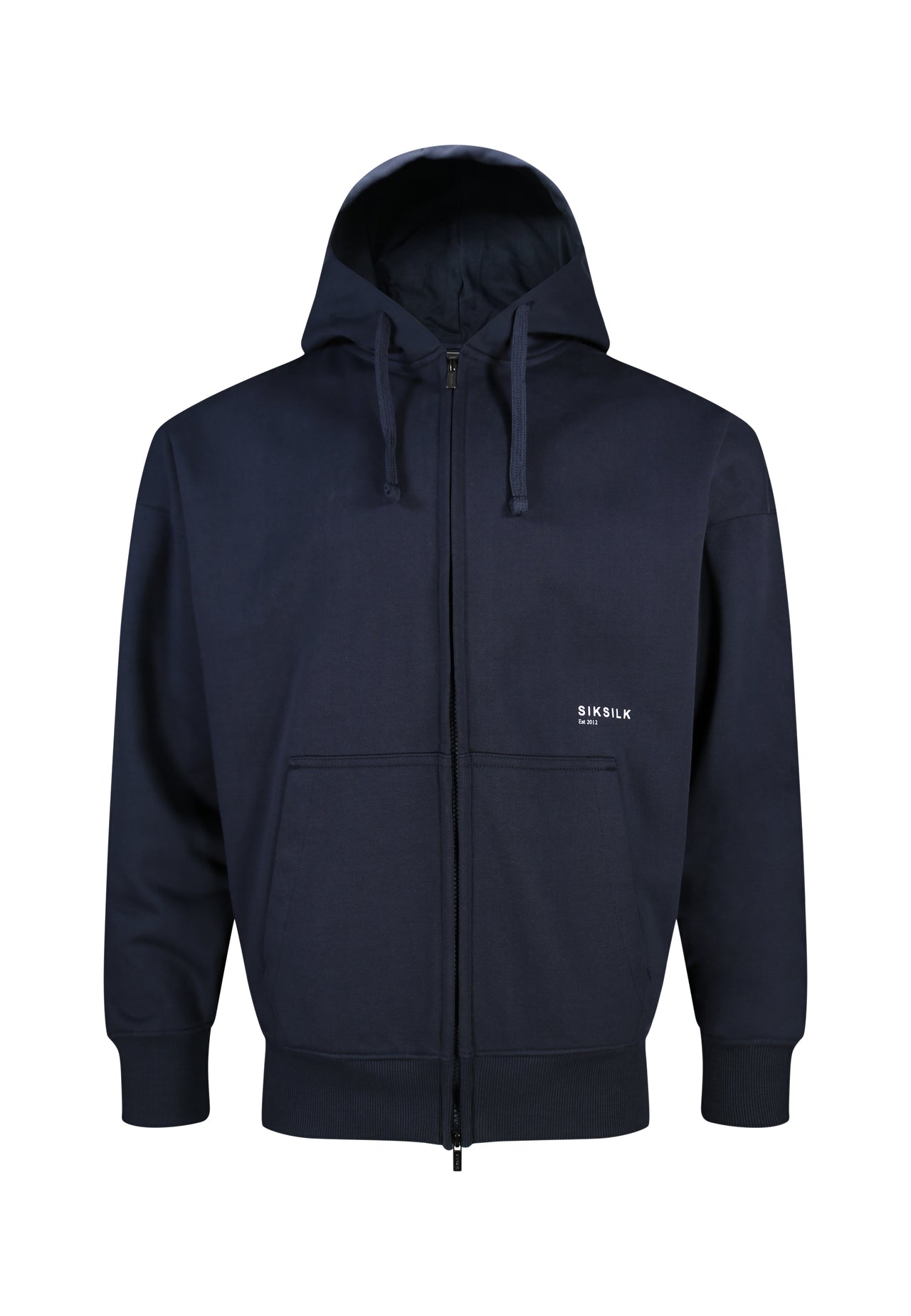 Blue Graphic Full Zip Hoodie (5)