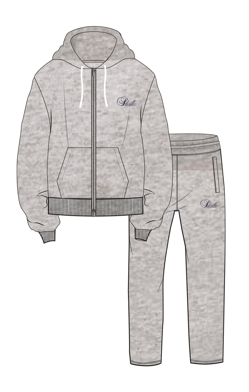 Grey Marl Hoodie and Joggers Set