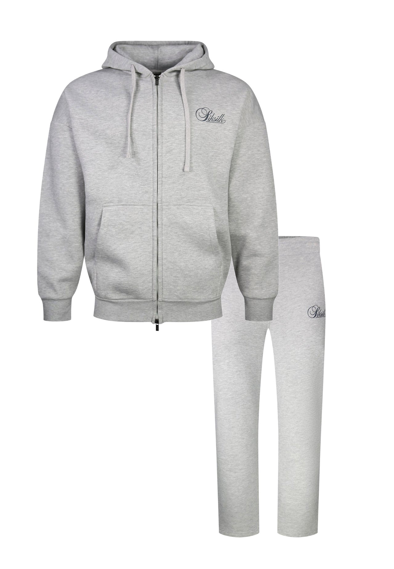 Grey Marl Hoodie and Joggers Set (5)