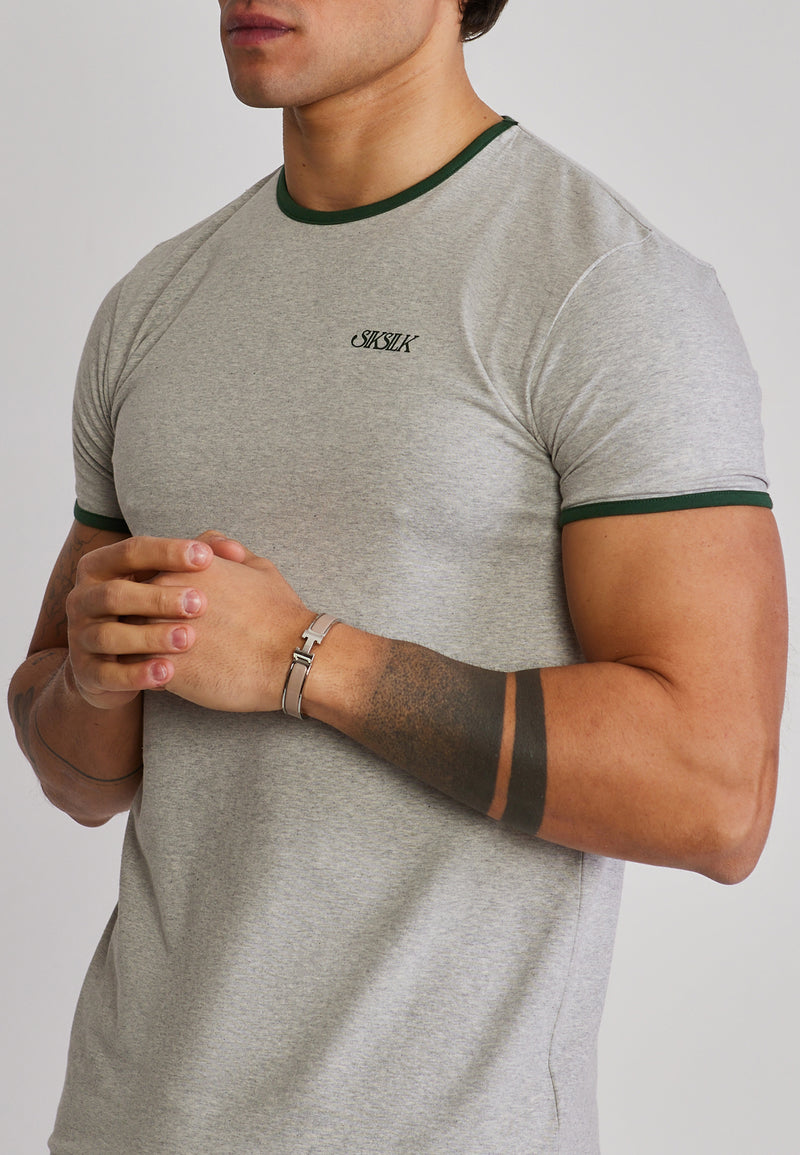 Grey Marl Ringer T-Shirt (1)