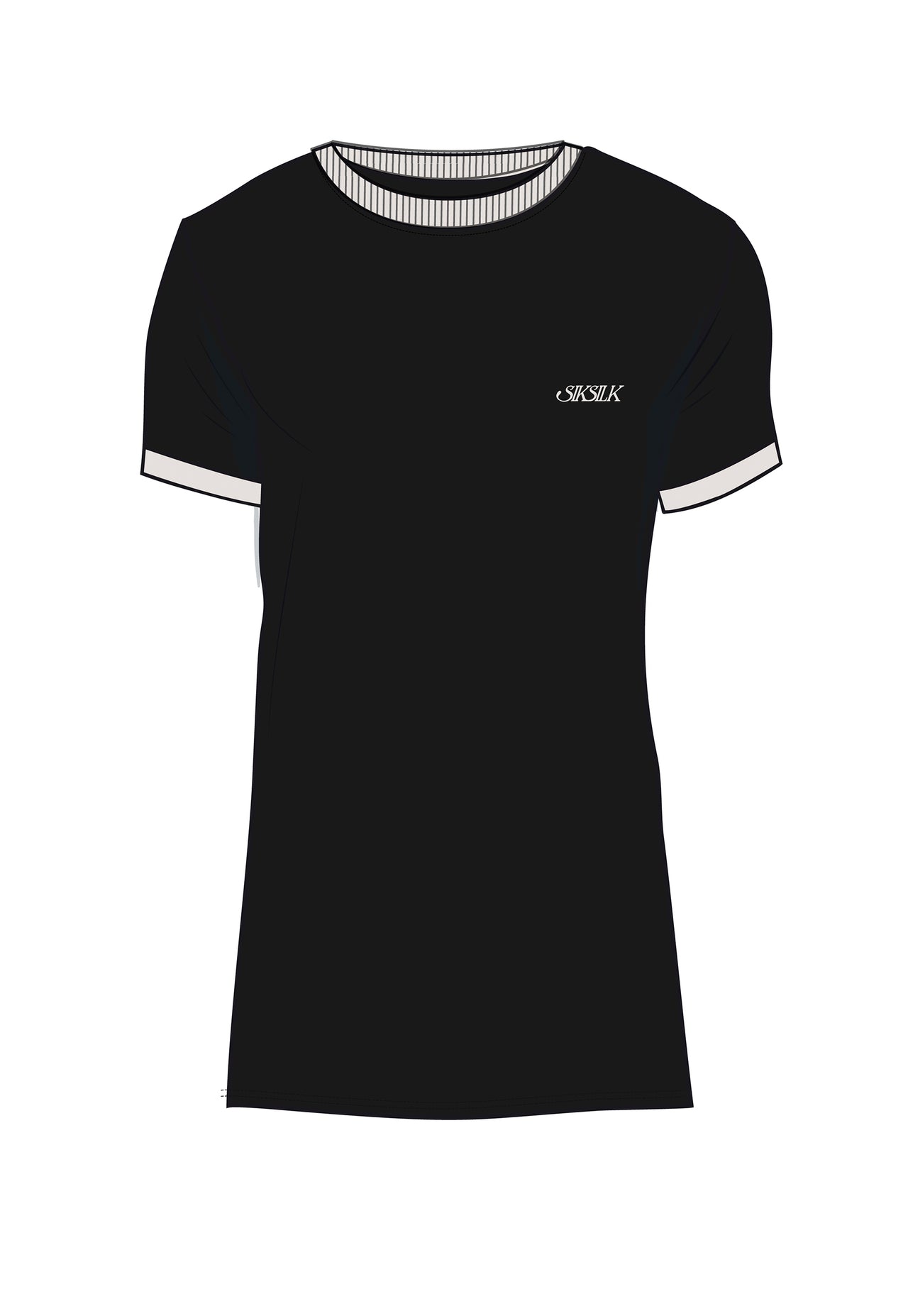 Black Ringer T-Shirt