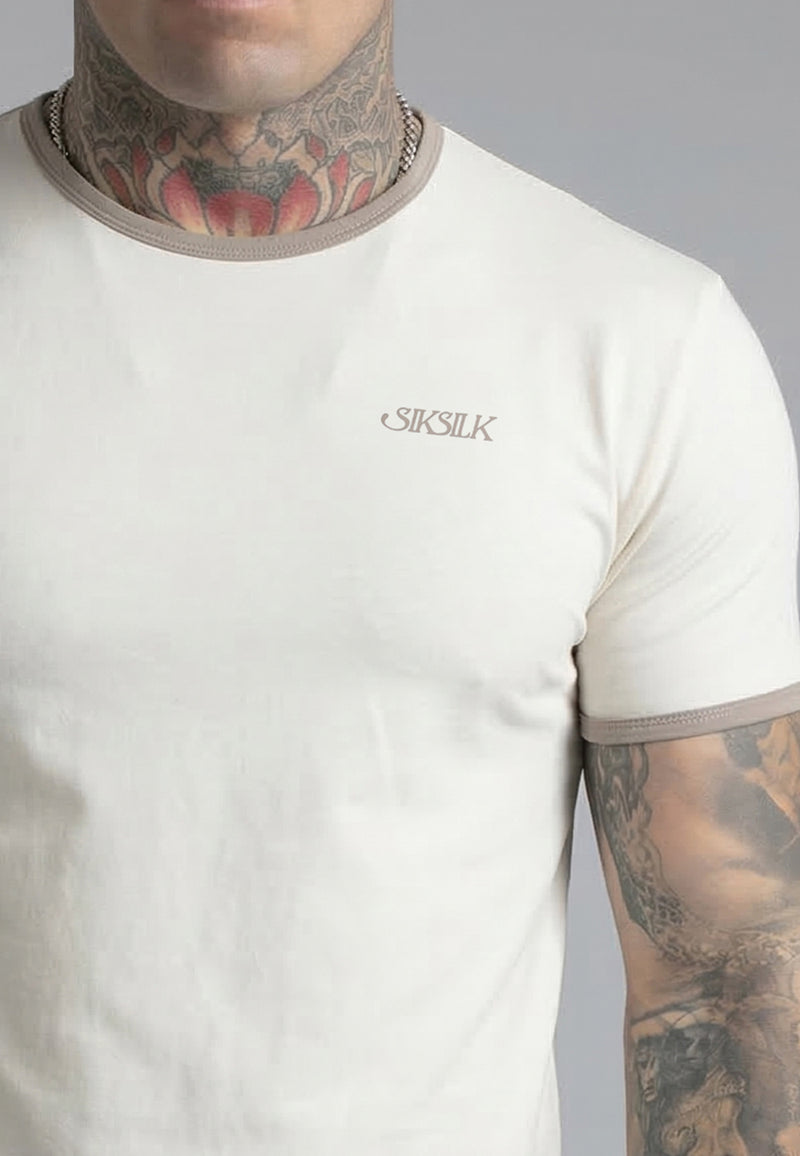 Ecru Ringer T-Shirt (1)