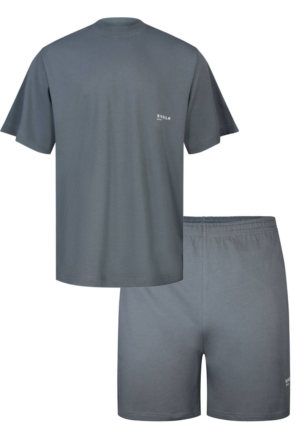 Grey T-Shirt and Shorts Set (5)