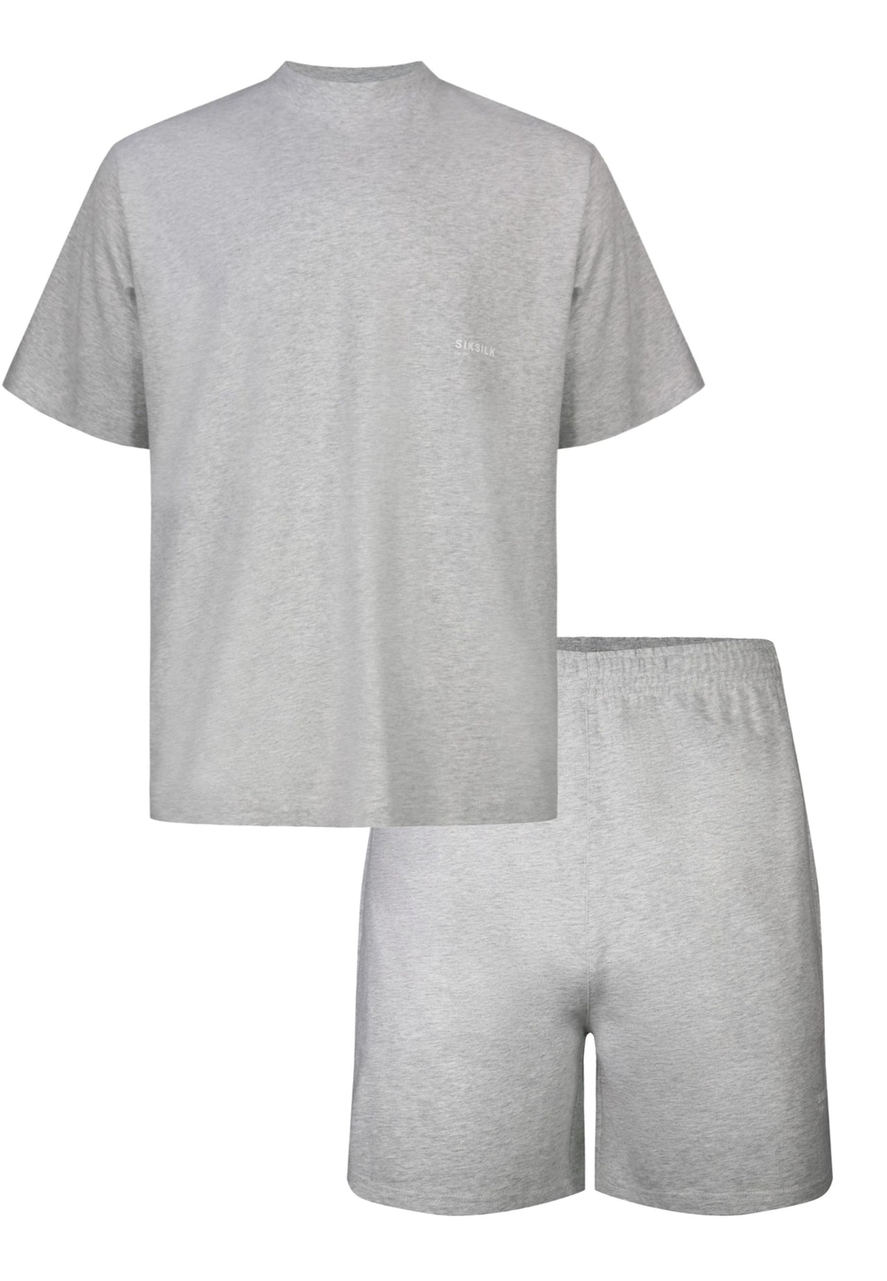 Grey Marl T-Shirt and Shorts Set (5)