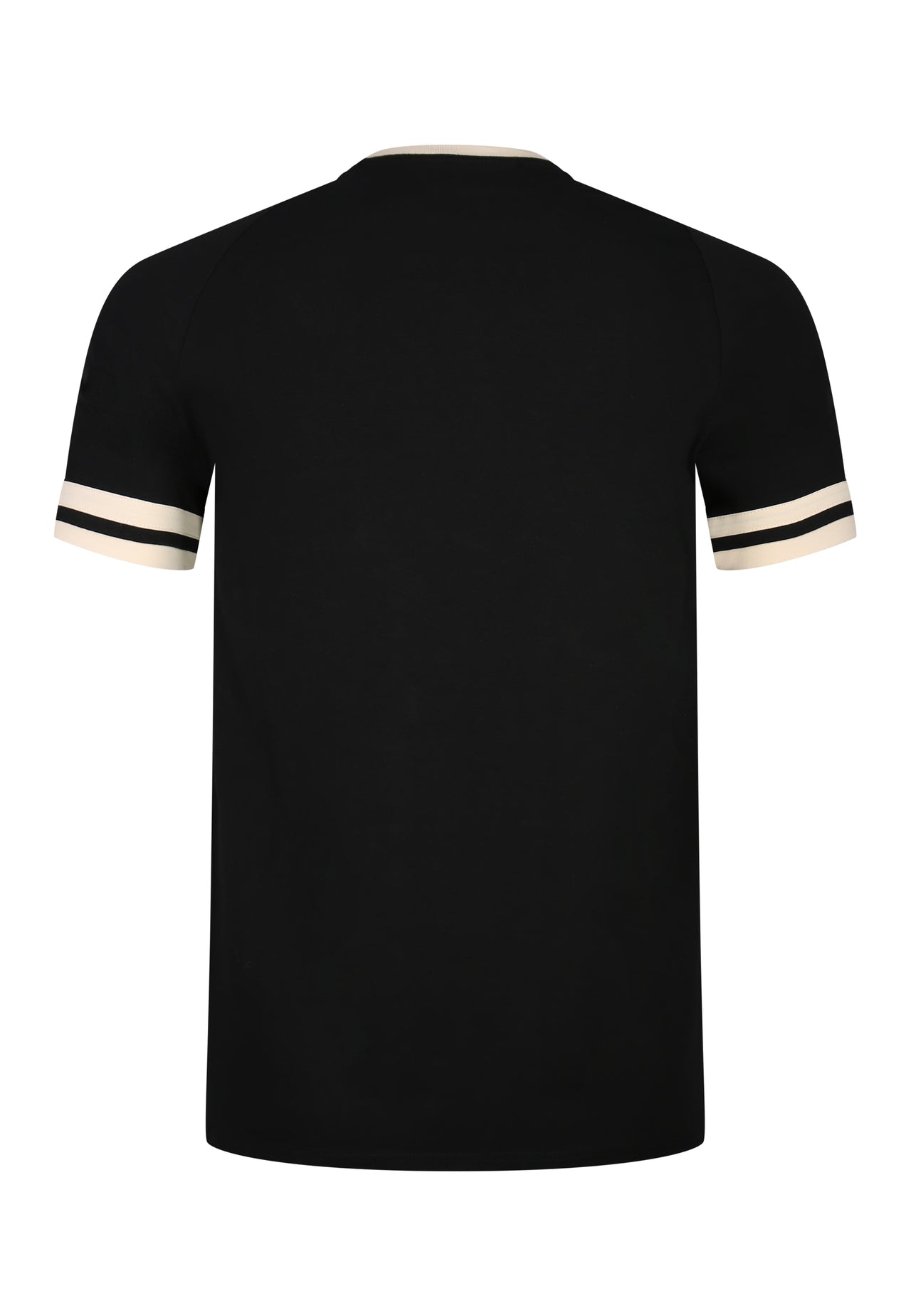 Black and Ecru Tournament T-Shirt (6)