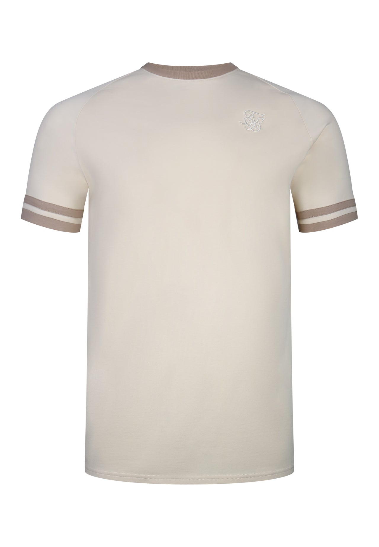Ecru and Brown Tournament T-Shirt (5)