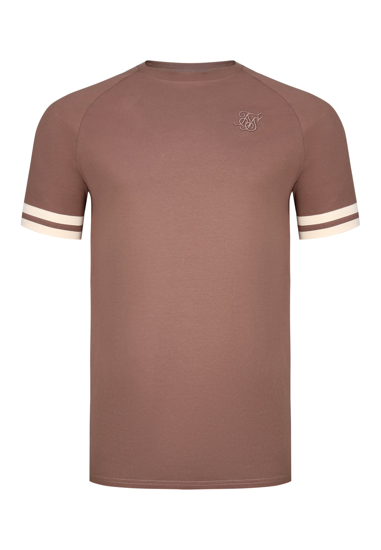 Brown and Ecru Tournament T-Shirt (5)