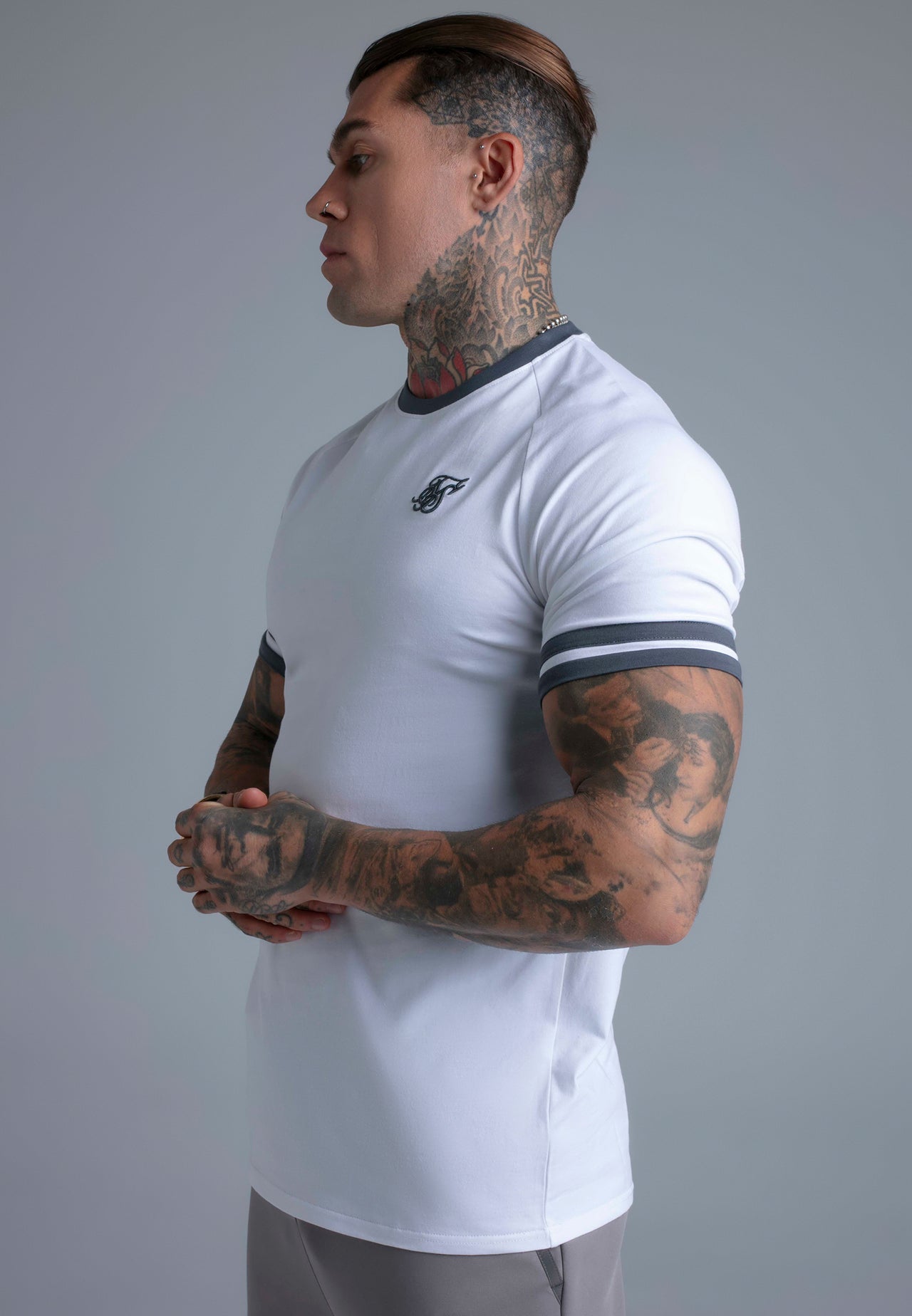 White and Grey Tournament T-Shirt (3)