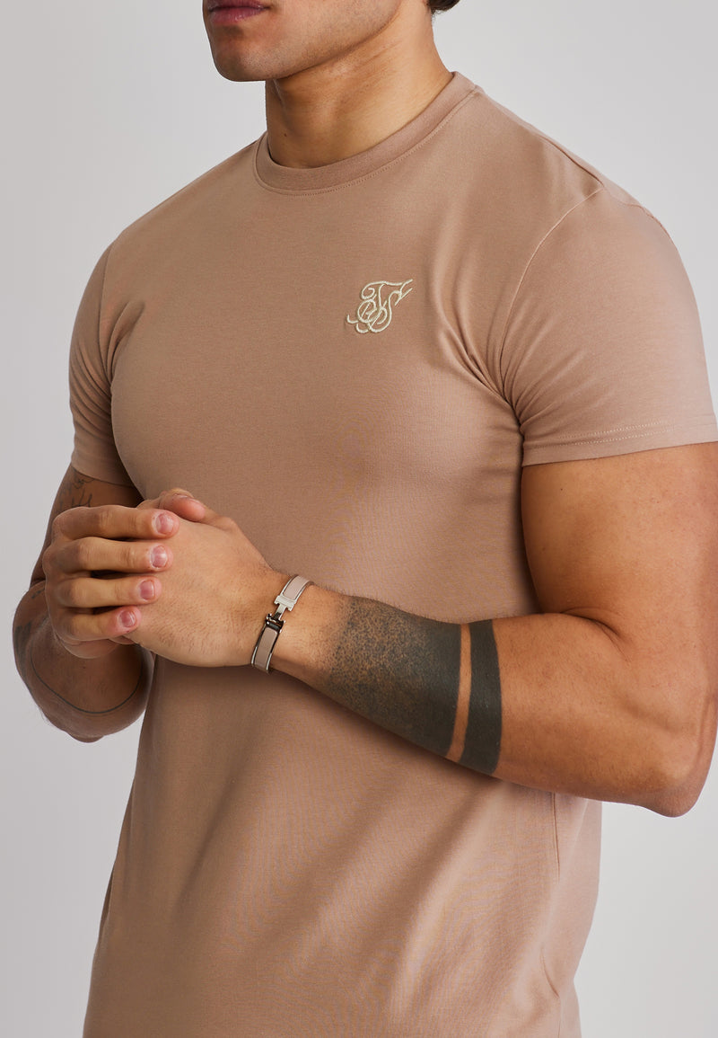 Beige Essentials T-Shirt (1)