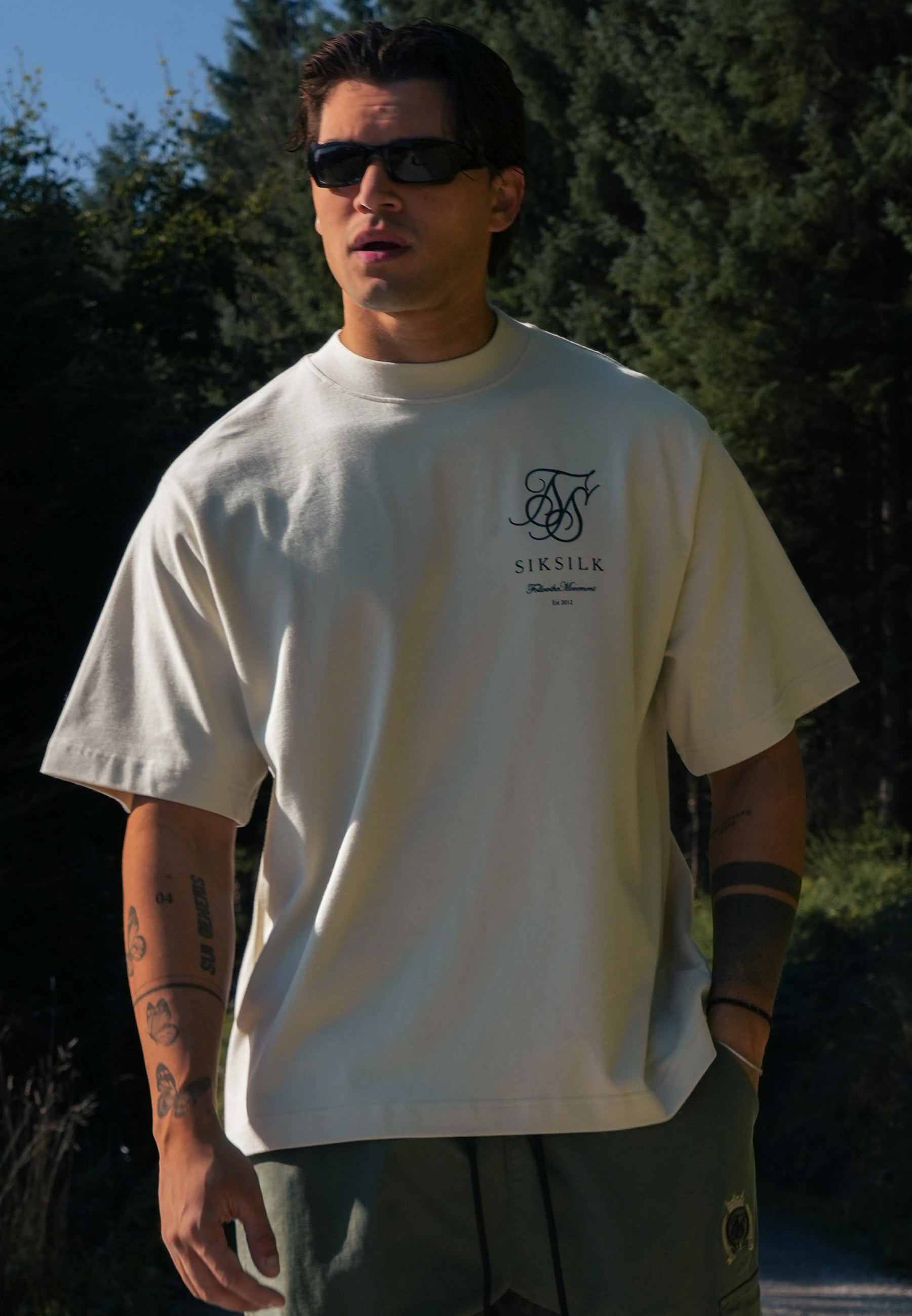 Ecru Logo T Shirt