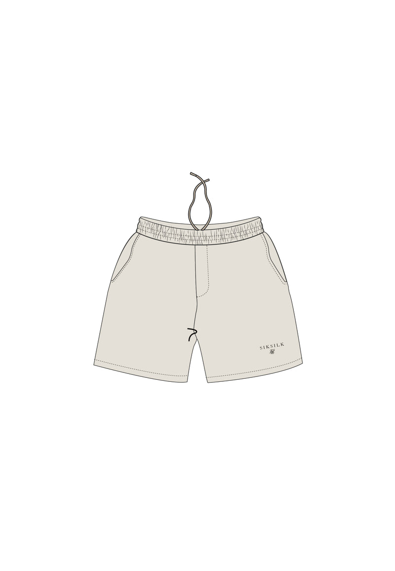 Ecru Swim Shorts