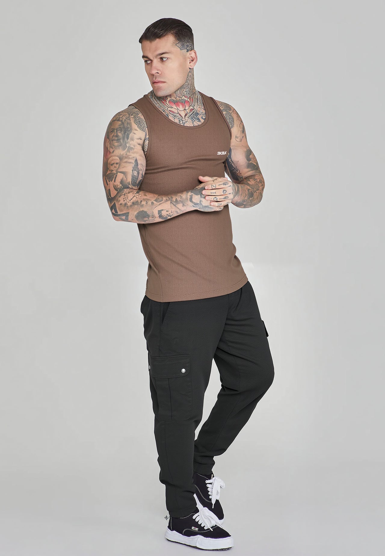 Brown Logo Vest (3)