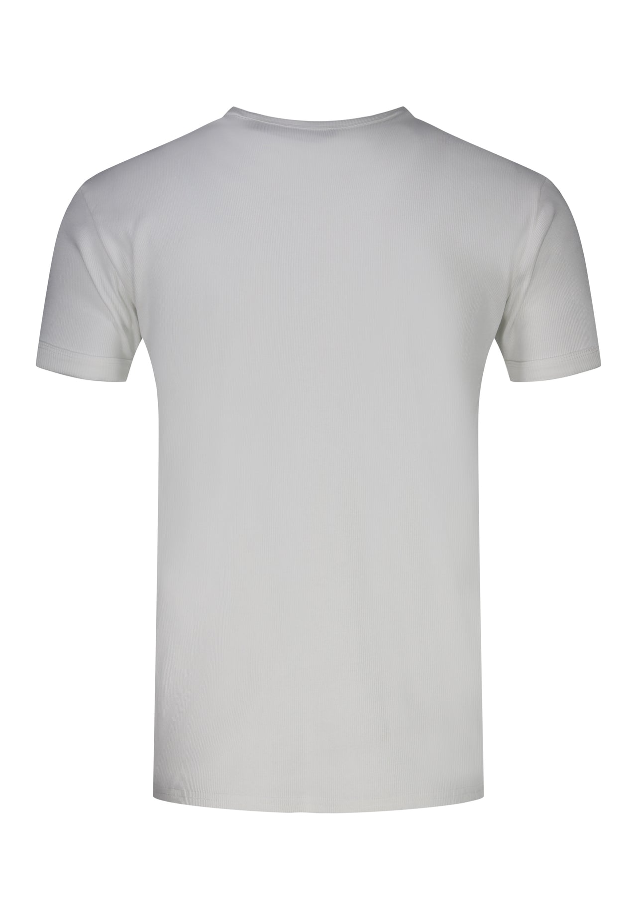 White Muscle Fit T-Shirt (6)