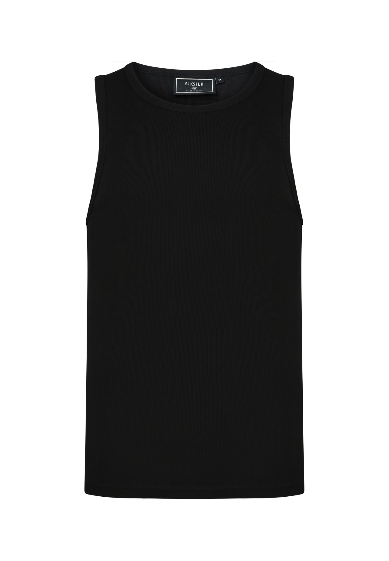 Black Ribbed Vest (5)