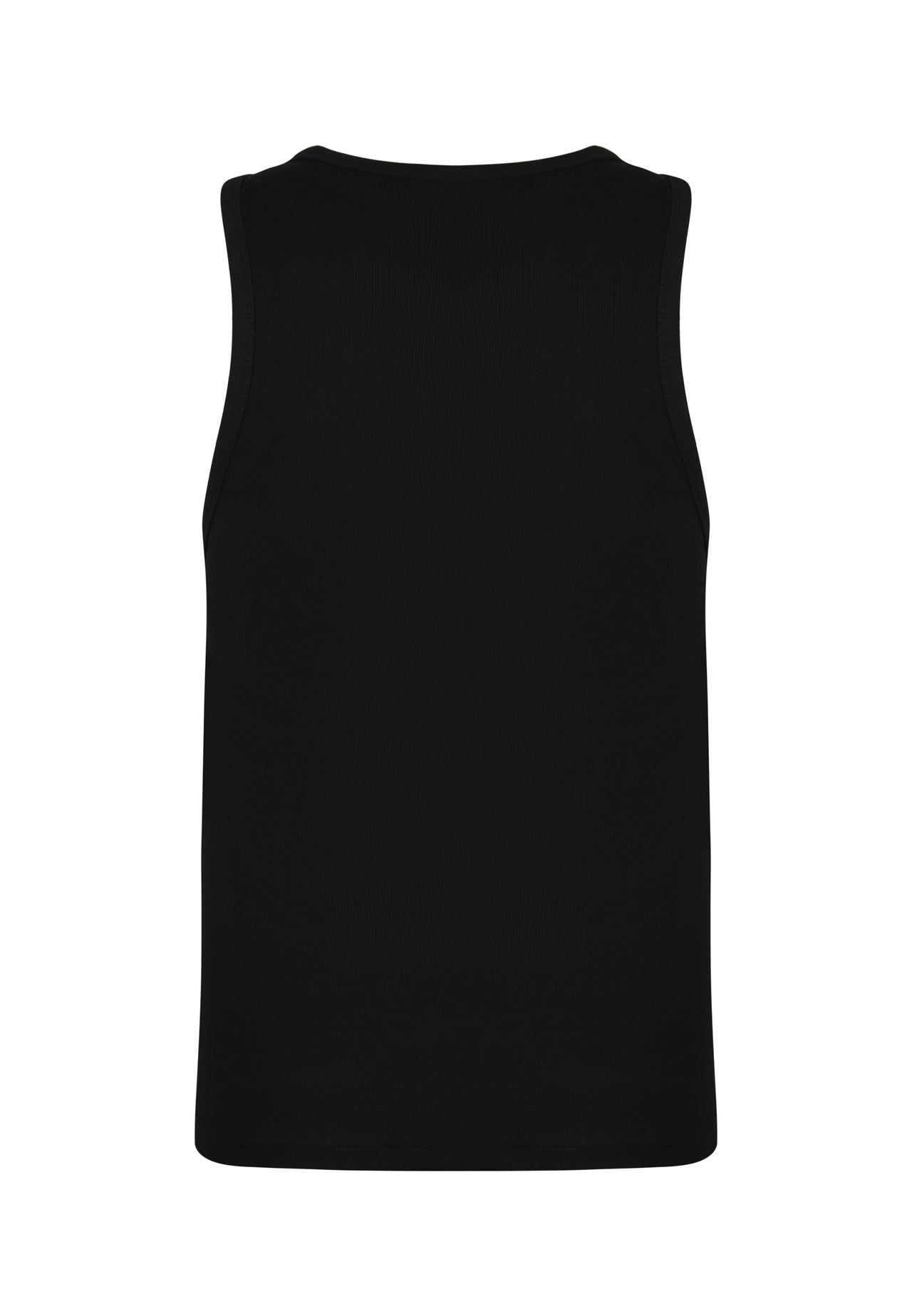 Black Ribbed Vest (6)