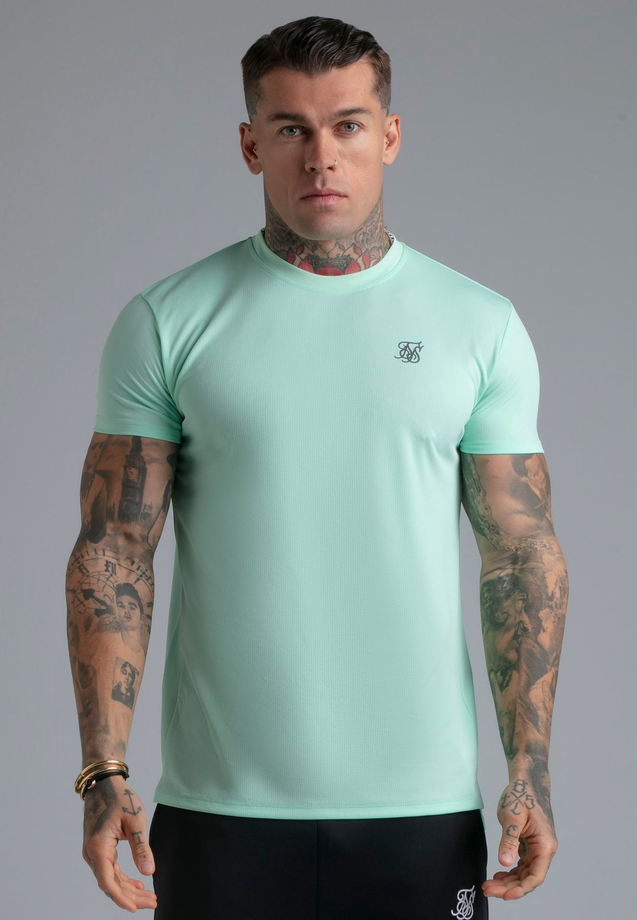 Teal Muscle Fit T-Shirt