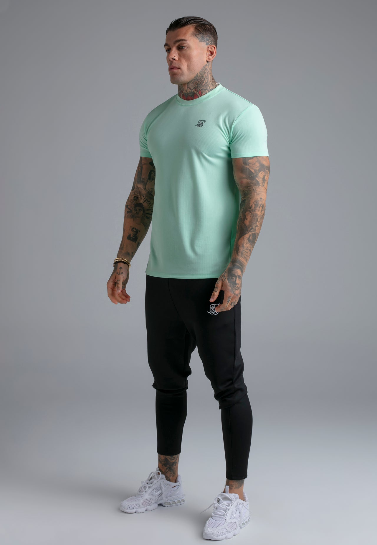Teal Muscle Fit T-Shirt (3)