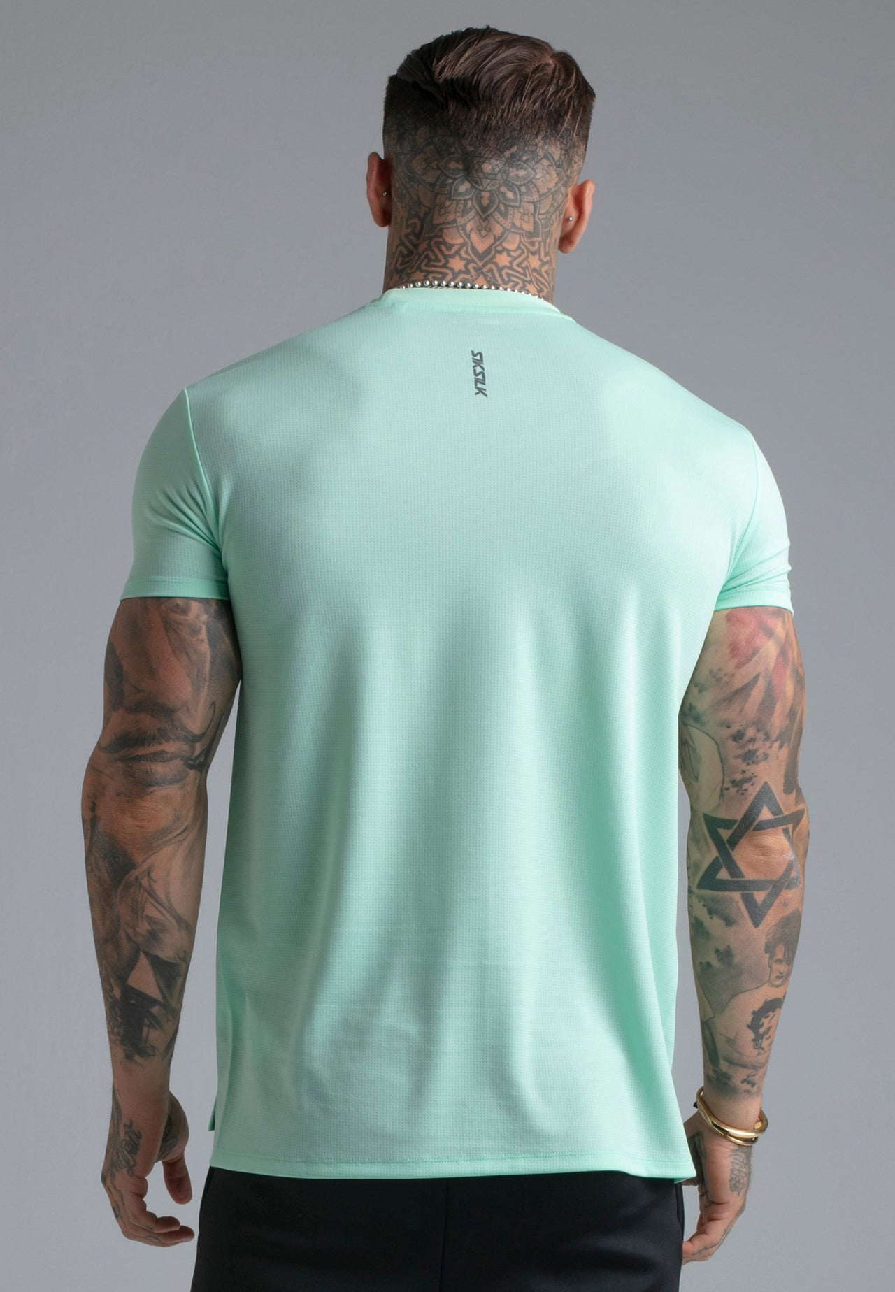 Teal Muscle Fit T-Shirt (4)